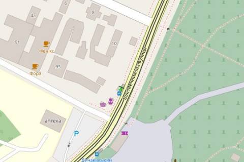 Нестандарт B в Львове, 1.2x1.8  Іллі Мечникова вул. (Личаківський цвинтар) схема