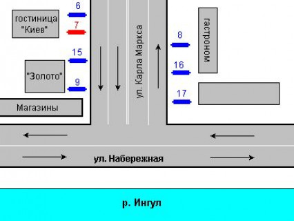 Бэклайт B в Кропивницкий (Кировоград), 1.2x1.8  Велика Перспективна вул., 50 (№1) схема