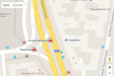 Сiтiлайт B у Харкові, 1.2x1.8  Конституції пл., 20 схема