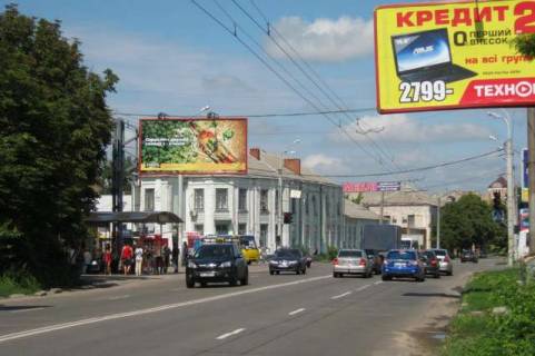 Билборд B в Васильевке, 3x6  Сінна вул. - Шевченка вул. фото 1
