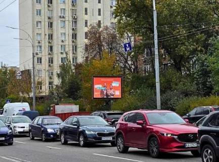 Видеоборд A у Києві, 2.3x3.14  Лобановського Валерія просп. (Червонозоряний просп.), 53 (розширення 480х336) - 616306 Фото 1