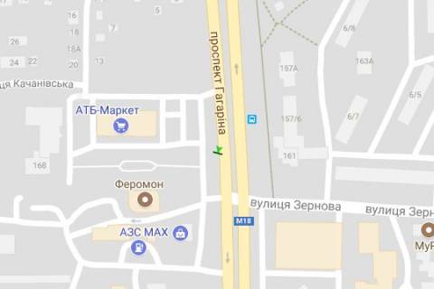 Скроллер A в Харькове Гагаріна просп., 170 - 408052 схема