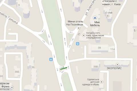 Билборд A в Киеве, 3x6  Петра Григоренка просп., 39 (у напрямку  супермаркета "МETRO") схема