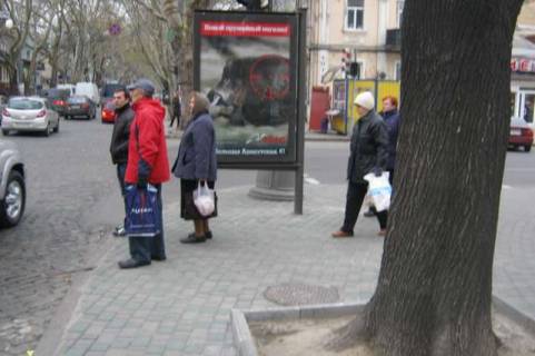 Бэклайт A в Одессе, 1.2x1.8  Пушкінська вул. - Мала Арнаутська вул. фото 1