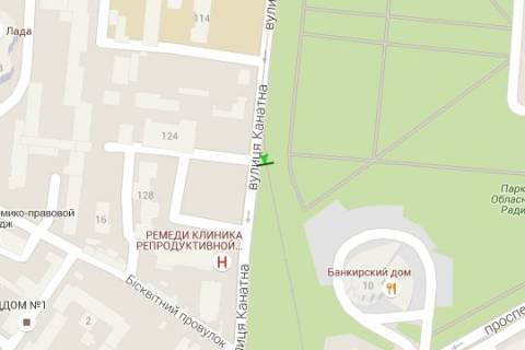 Билборд A в Васильевке, 3x6  Канатна вул., 124 схема