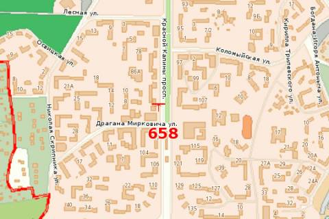 Билборд B в Львове, 3x6  Червоної Калини просп., 92 схема
