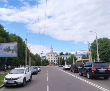 Білборд, Бігборд (Борд)  B у Сумах, 3x6  Британська вул. (Горького вул.) - Хворостянка вул. (Праці вул.) Фото 1