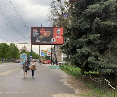 Білборд, Бігборд (Борд)  A у Полтаві, 3x6  Соборності вул. - Симона Петлюри вул. Фото 1