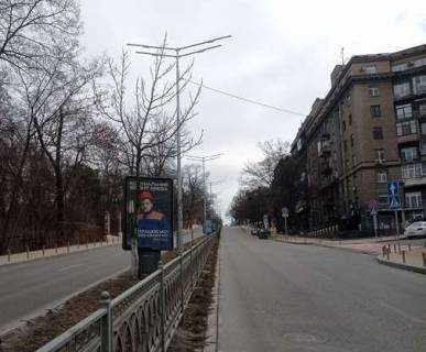 Ситилайт A в Киеве, 1.2x1.8  Гетьмана Павла Скоропадського вул., 27/85 розподілювач №1 (у напрямку пл.Льва Толстого) фото 1