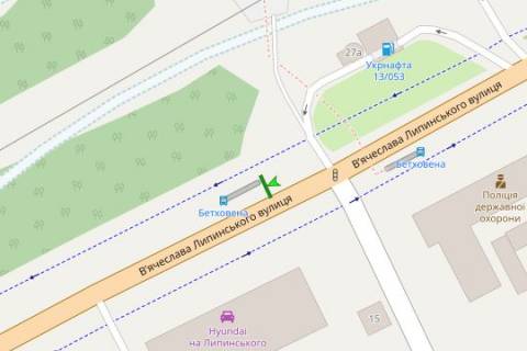 Нестандарт A у Львові, 1.2x1.8  Вячеслава Липинського вул., 36 схема