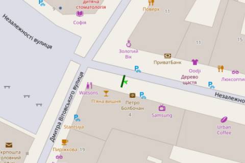 Ситилайт B в Ивано-Франковске, 1.2x1.8  Незалежності вул., 4 схема