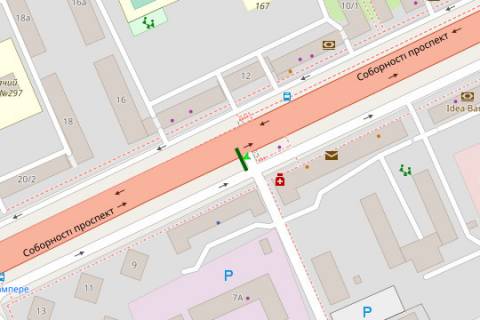 Билборд B в Киеве, 3x6  Соборності просп. (Возз`єднання просп.), 7 схема