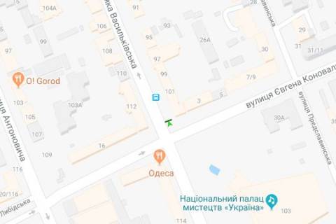 Ситилайт A в Васильевке, 1.2x1.8  Велика Васильківська вул., 101  схема