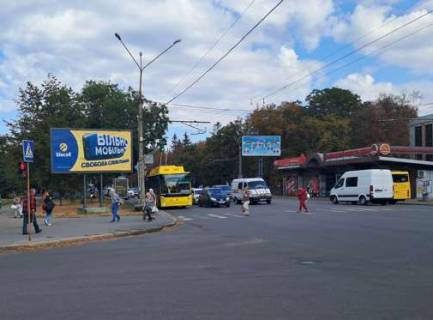Билборд B в Полтаве, 3x6  Європейська вул. - Героїв-чорнобильців вул. фото 1