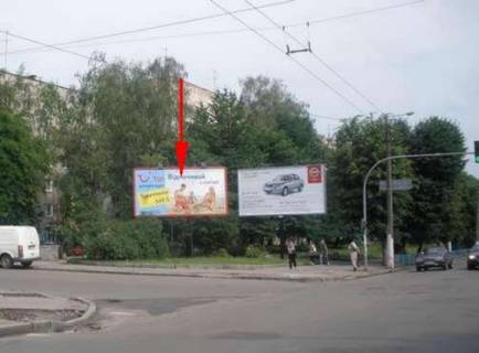 Билборд A в Житомире, 3x6  Велика Бердичівська вул. - Юрія Вороного вул. фото 1