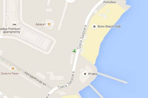 Беклайт A у Одесі, 1.2x1.8  Аркадія, №24 схема