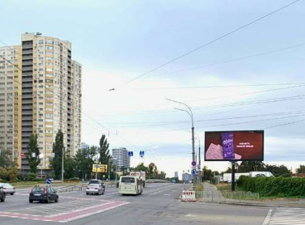 Видеоборд A в Киеве, 4x8  Воскресенський просп. — Алішера Навої просп. - 655995 фото 1