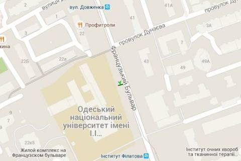 Скроллер A в Одессе Французький бульв., 24/26 - 272032 схема