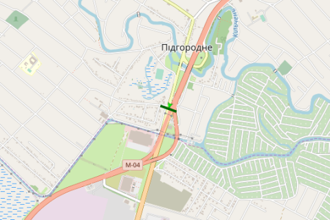 Билборд A в Васильевке, 3x6  Донецьке шосе, №9 (Підгородне) схема