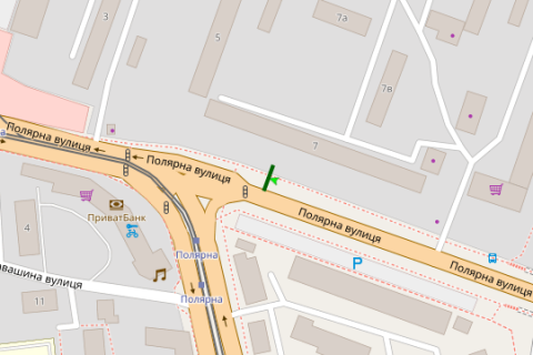 Призматрон, Призма A у Києві, 3x6  Полярна вул., 7 - 274044 схема