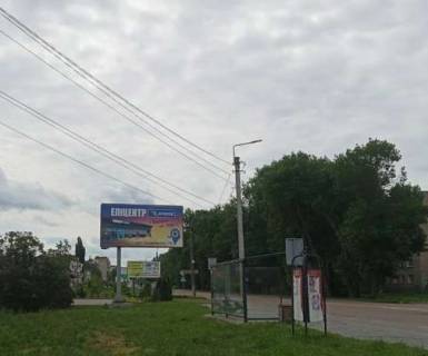 Билборд B в Нежине, 3x6  Шевченка вул. — Об`їжджа вул. фото 1