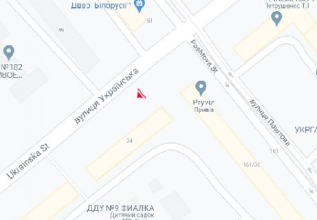 Призма A в Запорожье, 3x6  Українська вул., 34 - 661396 схема