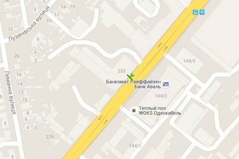 Билборд A в Одессе, 3x6  Миколаївська дорога, 233 схема