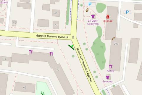 Призматрон, Призма A у Львові, 3x6  Виговського вул. (Івана Виговського вул.) - Євгенія Патона вул. (призма) - 251601 схема