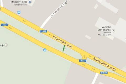 Билборд A в Васильевке, 5x12  Велика Кільцева дорога, : СТО "Сканія"  (в напр. просп.Перемоги) схема