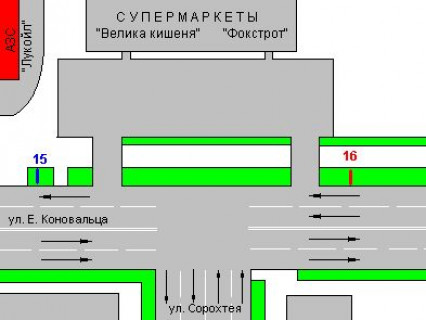 Беклайт B у Івано-Франківську, 1.2x1.8  Євгена Коновальця вул., 221 (№1) схема