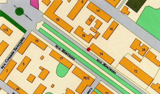 Сiтiлайт B у Василівці, 1.2x1.8  Соборності вул., 74 (№2) схема