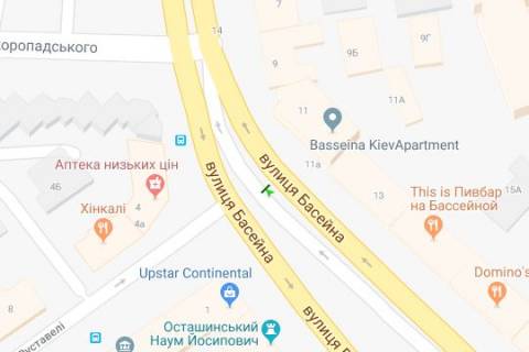 Скроллер A в Киеве, 1.2x1.8  Басейна вул., 11 - 272853 схема