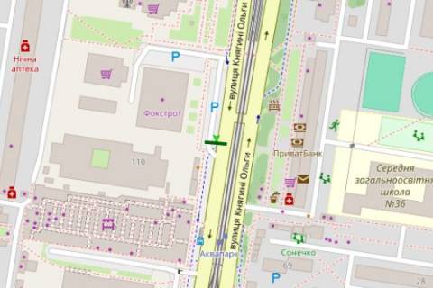 Скролер, Скрол A у Львові, 2.3x3.14  Княгині Ольги вул., 108 - 573957 схема