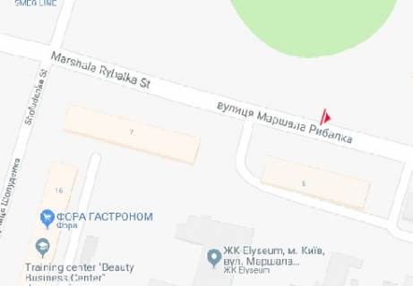 Нестандарт A у Києві, Нестандарт  Маршала Рибалка вул., 5 схема