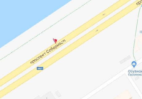 Скроллер A в Киеве, 2.3x3.14  Соборності просп., 2 (навпроти) - 654502 схема