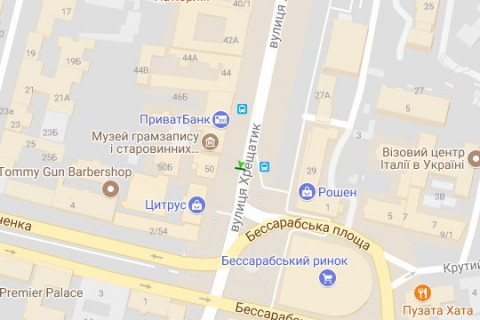 Скроллер A в Киеве, 1.2x1.8  Хрещатик вул., 50 - 127761 схема