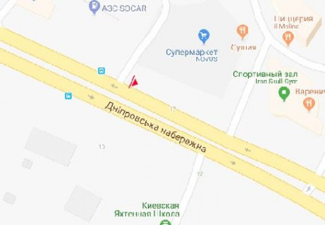 Скролер, Скрол A у Києві, 2.3x3.14  Дніпровська наб., 17а - 654539 схема