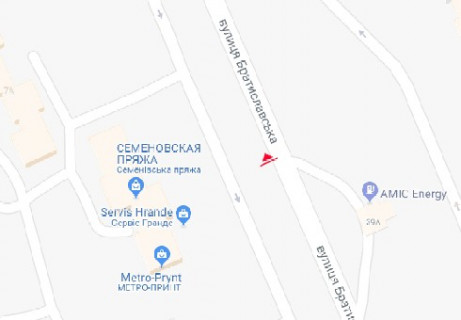 Призма A в Киеве, 3x6  Братиславська вул., 7 (навпроти) - 616353 схема