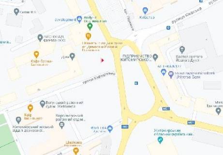 Видеоборд A в Житомире, 2.3x3.14  Перемоги вул., 1 (розширення 480х336) - 615986 схема