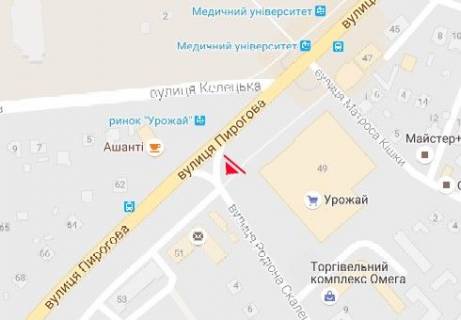 Скролер, Скрол A у Вінниці, 2.3x3.14  Пирогова вул., 49 - Скалецького вул. - 615953 схема