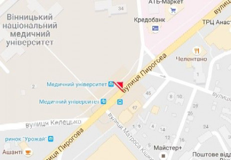 Скроллер A в Виннице, 2.3x3.14  Пирогова вул., 56 - 654682 схема