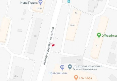 Скроллер A в Киеве, 2.3x3.14  Гетьмана Вадима вул., 23 - 654514 схема