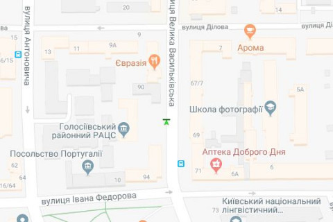Скроллер A в Киеве, 2.3x3.14  Велика Васильківська вул., 92 - 166540 схема