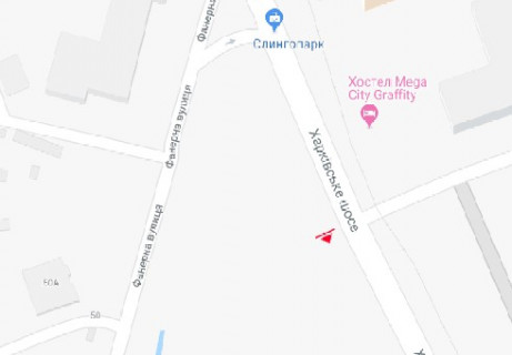 Призма B в Киеве, 3x6  Харківське шосе - Фанерна вул. (на перхресті) - 616184 схема