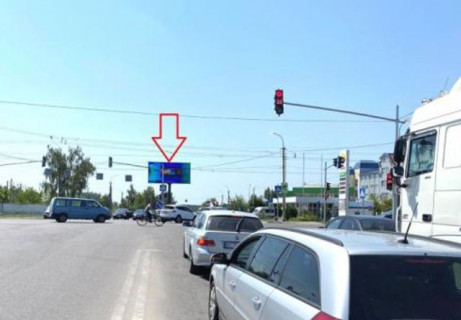Билборд A в Луцке, Нестандарт  Дубновская ул. Глушец фото 1