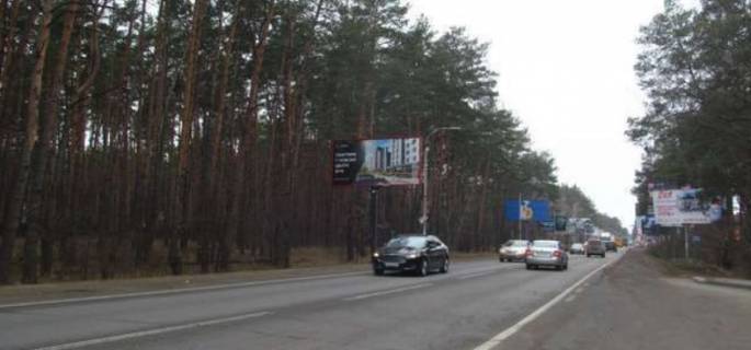 Билборд B в Запорожье, 3x6  Київ - Ковель, 12км+000м до Києва (Буча, Варшавская трасса, у напрямку  Ковеля) фото 1
