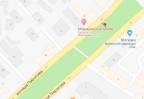 Скроллер A в Виннице, 1.2x1.8  Пирогова вул., 12 - 615913 схема