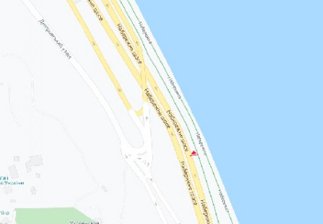 Видеоборд B в Киеве, 2.3x3.14  Набережне шосе, 2 (розширення 480х336) - 616307 схема