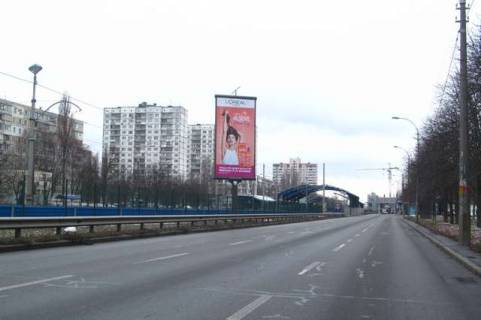 Билборд A в Васильевке, 6x3  Леся Курбаса просп., 16 на розподілювачі фото 1