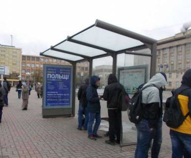 Сiтiлайт A у Черкасах, 1.2x1.8  Соборна пл., (зупинка) Фото 1